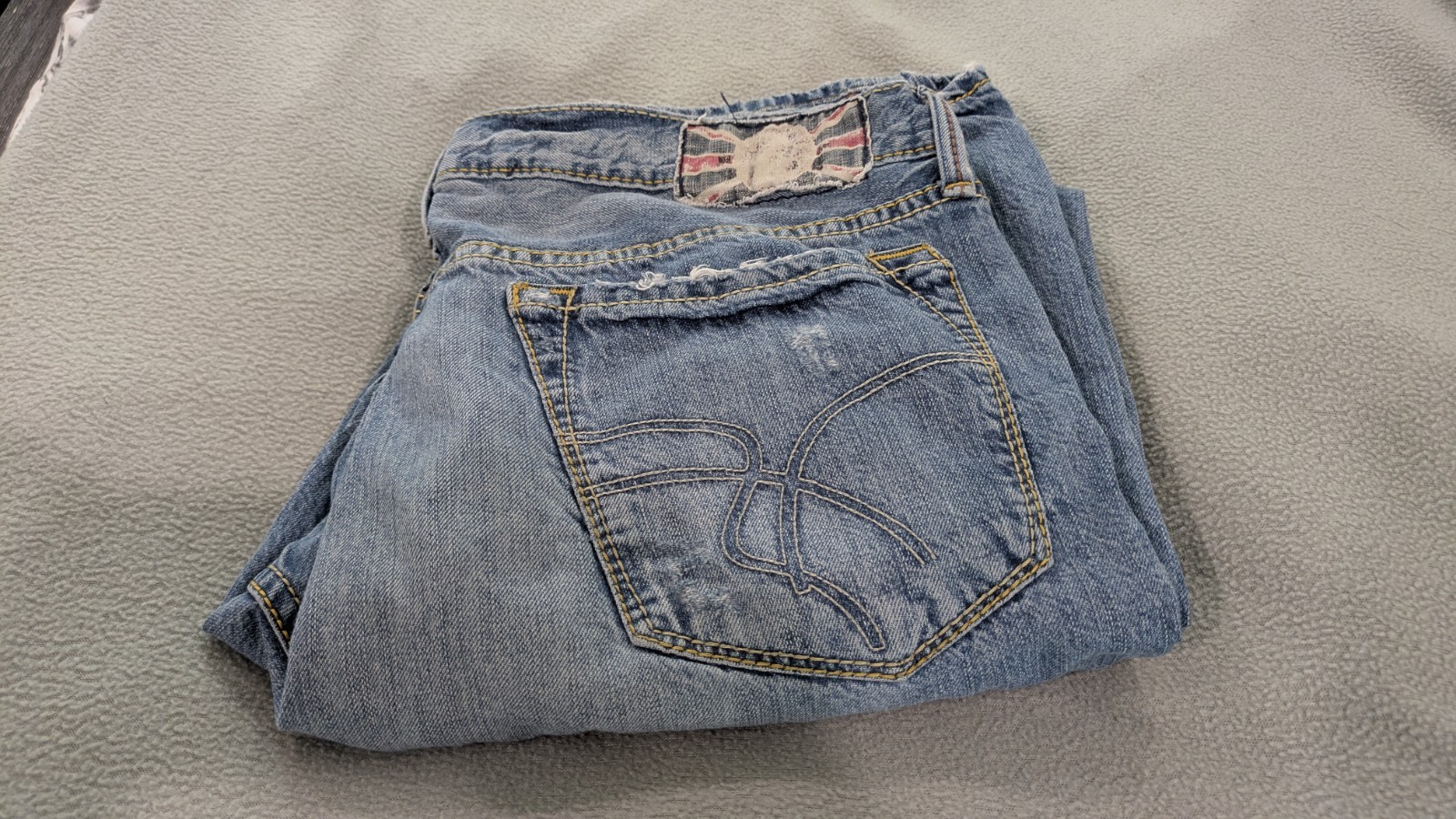 Men's Monarchy Jeans 36 Waist Y2K Distressed Vintage