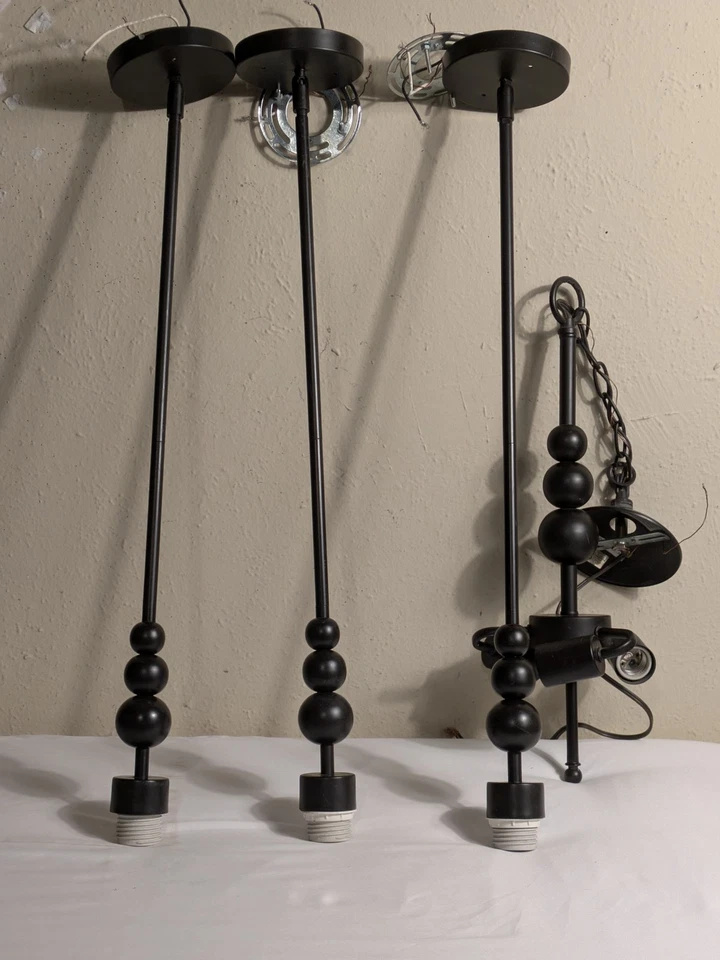 Kenroy Home Post Modern Stacked Edison 3 Penant Flush Mount Lights & Chandelier - Image 4 of 4