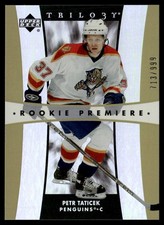 2005-06 Upper Deck Trilogy Petr Taticek Rookie 713/999 Florida Panthers #262