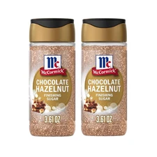 McCormick 2-Pack Chocolate Hazelnut Finishing Sugar, Limited Edition 3.61oz
