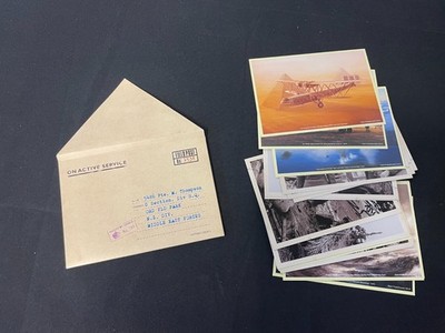 CORGI SAMMLUNG 100 JAHRE FLUG 18 POSTKARTEN MIT UMSCHLAG