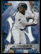 2025 Bowman's Best Baseball Jazz Chisholm Jr. #28 Blue Lazer Refractor 043/150