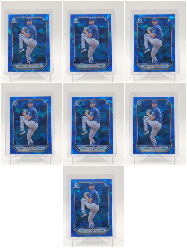 [7] KENDRY CHOURIO 2026 BOWMAN CHROME SAPPHIRE 1ST REFRACTOR #BC-7 Q4874