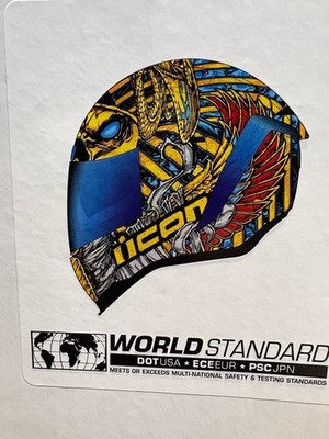 ICON Airform Pharaoh Helmet 3XL New Out of Print Full Face Collectible