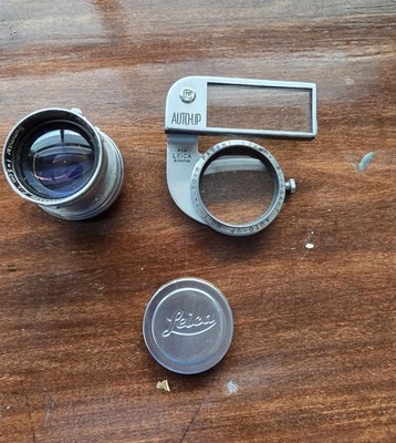 Leitz Leica Vintage 50 mm Summitar f2 Lens Pleasant Auto-Up No.1 Attachment