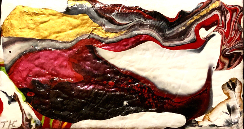 Original Abstract Acrylic Painting by Artist-Tsisana Kavtaradze 2000-Now