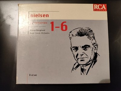 NIELSEN - SYMPHONIES 1-6     (3CD BOX)  PAAVO BERGLUND, ROYAL DANISH ORCHESTRA