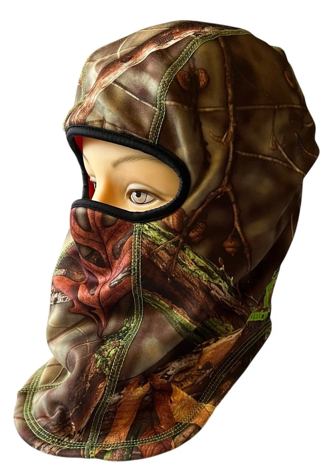 Huntworth Oak Tree EVO Reversible Hunting Hood  Camouflage Hunter Orange - Image 3 of 4