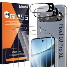 3 Pack Glass Screen Protector for Google Pixel 10 Pro XL 6.8 inch with 3 Pack...