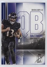 2024 Topps Signature Class Rookies Indigo 35/175 Devin Leary #71 1fa4