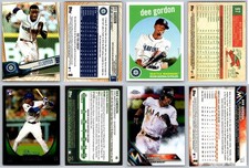 Dee Strange-Gordon 4 Card Lot - Dodgers / Marlins / Mariners