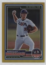 2023 Panini USA Baseball Stars & Stripes Gold Prizm 9/10 Mavrick Rizy #14 1k5