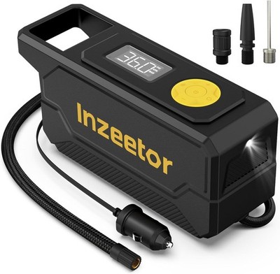 150 PSI Tire Inflator Portable Air Compressor, 12V DC Auto Shutoff Air Pump with