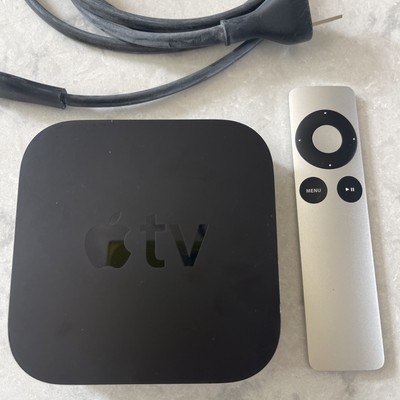 Apple A1469 HD Digital Media Streamer - Black (3rd Generation) Remote & Adaptor