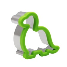 Große Dinosaurier Edelstahl Sandwich & Ausstecher mit PP Presse Abdeckung