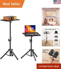 AMADA Projector Stand, Laptop Stand with Adjustable Height 22 to 36 inch, Hea...