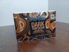 Unilever AXE DARK TEMPTATION Bar Soap 4x3.7 Oz Pack Dark Chocolate Scent