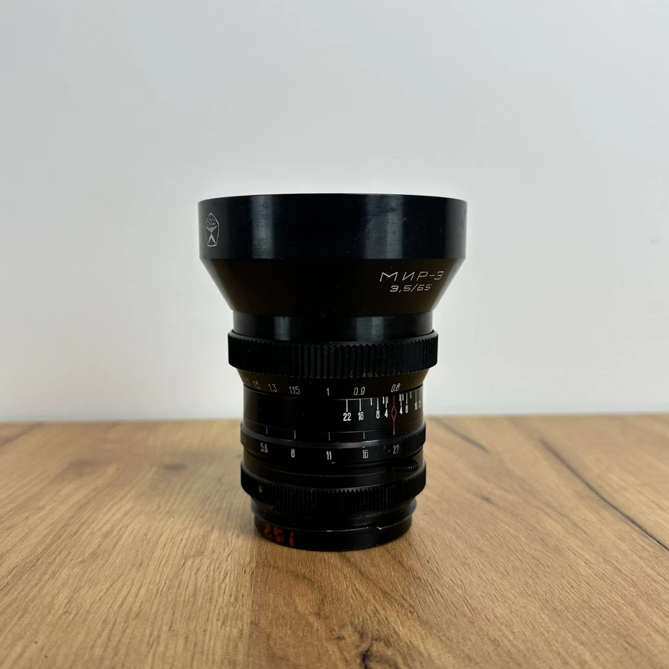 USSR Soviet lens Mir-3 3.5/65 mm Medium format bayonet Salute ORIGINAL - Image 3 of 4