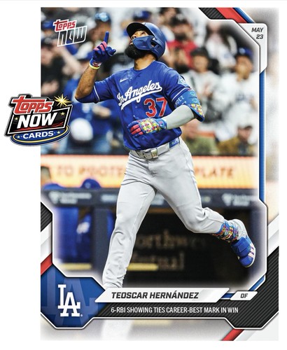 Teoscar Hernández – 2026 Topps Now #233 6-Rbi Showing Ties Career-Best Mark In Win