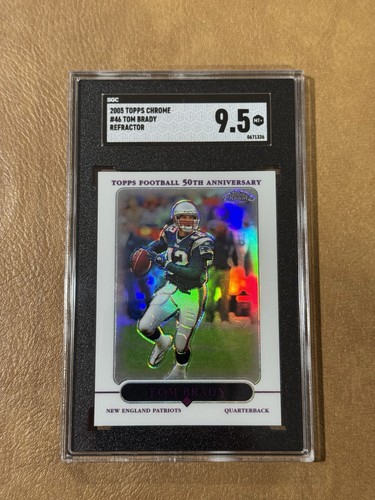 Tom Brady [Refractor] #46 2005 Topps Chrome card