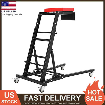 Top Automotive Creeper Engine Creeper 45''-66'' 400 LBS Capacity 4 Swivel Wheels
