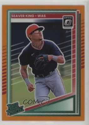 2025 Panini Donruss Optic Rated Prospects Orange Prizm 139/199 Seaver King 0hv6