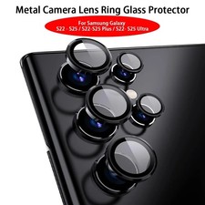 Metal Camera Lens Protector Ring for Samsung S25 S24 S23 S22 Ultra Glass