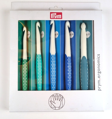 Prym Ergonomics Crochet Hook Set of 5 NEW
