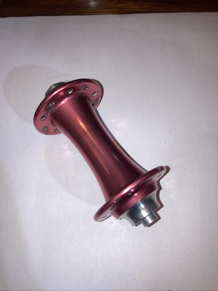 Freio Chris King R45 20h cubo dianteiro aro Qr rosa/vermelho  - Imagem 2 de 4