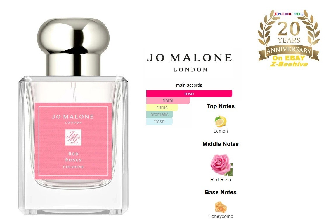 Jo Malone London RED ROSES COLOGNE Eau de Toilette Spray 1.7 oz
