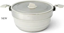 Sea to Summit Detour Stainless Steel Collapsible Pot, 5 Liter