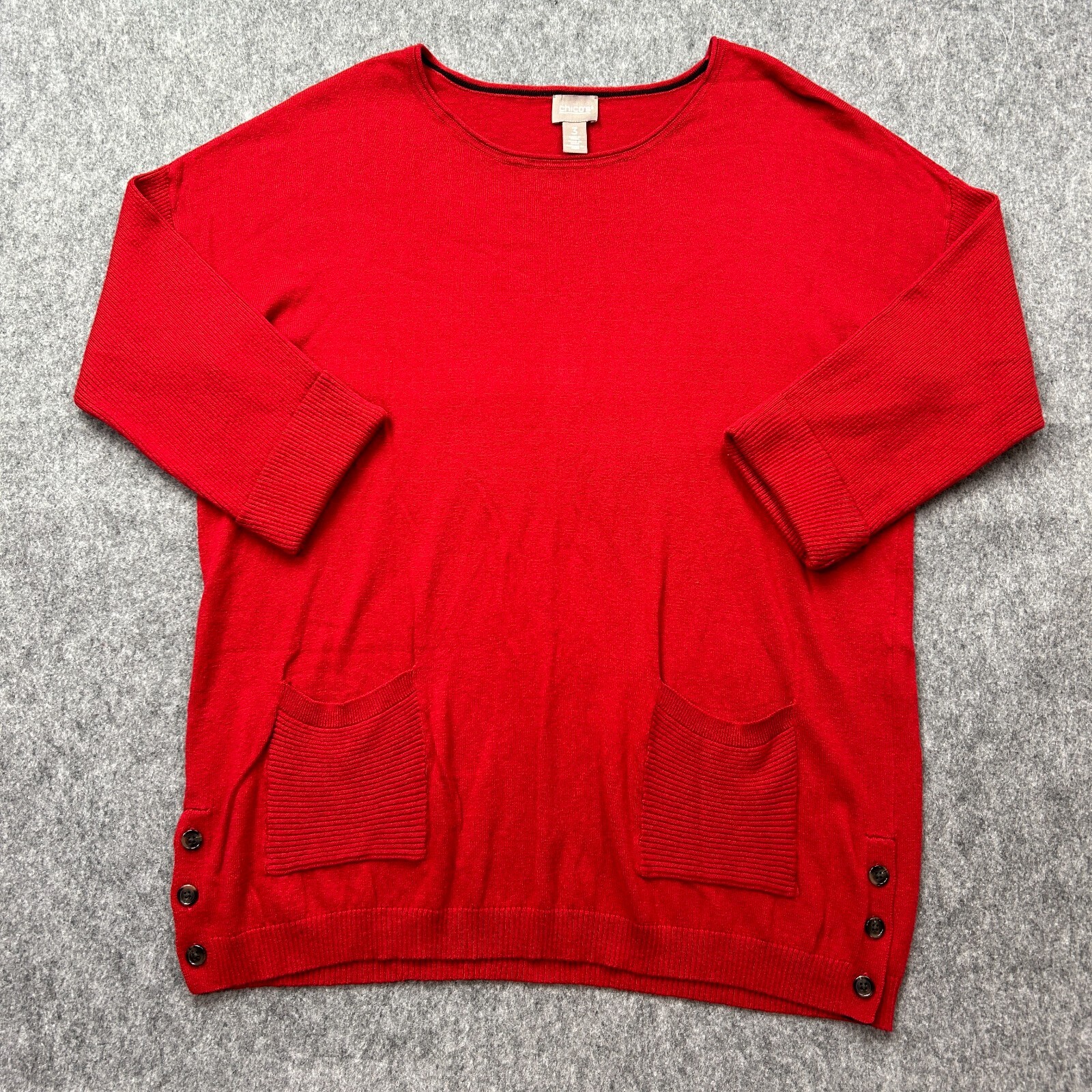 Chico's Pullover Side-Button Pocket Tunic Women's… - image 1