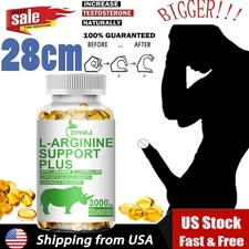 L-Arginine 60 Nitric Oxide Testosterone Booster Energy Support Capsules 3000mg