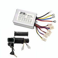 1000W 48V Brush Motor Controller  LCD Throttle Grips for Go kart E-bike ATV