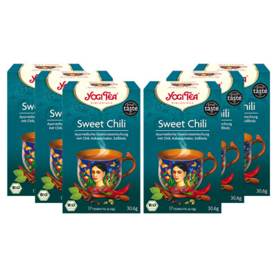 YogiTea Bio Sweet Chili, 6er Pack