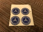 MERCEDES-BENZ S SL G E C M CLASS SLK CLK WHEEL RIM CENTER CAP DECALS STICKERS