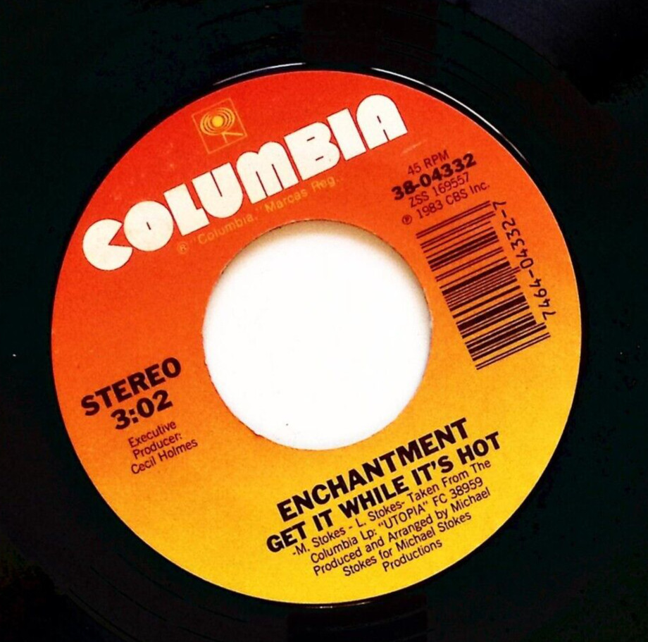 ENCHANTMENT – DON'T FIGHT THE FEELING / GET IT WHILE IT'S HOT VINYL 45 76-142