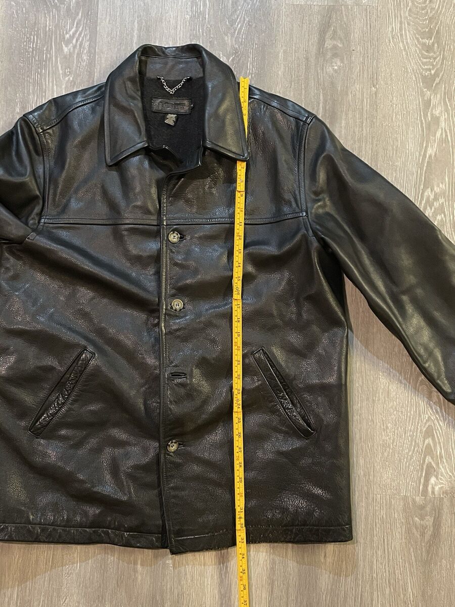 J.CREW Insulated Leather Car Coat Jacket • XL • Black J.CREW Insulated Leather Car Coat Jacket • XL • Black