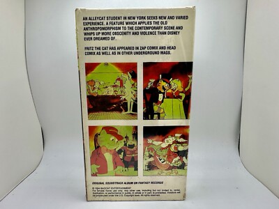 Fritz The Cat ( Animation 1972 ) Rare New Sealed Vintage VHS