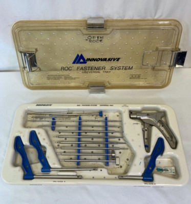 Innovasive Devices 2700 ROC Fastener System Universal Tray Arthroscopy Ortho