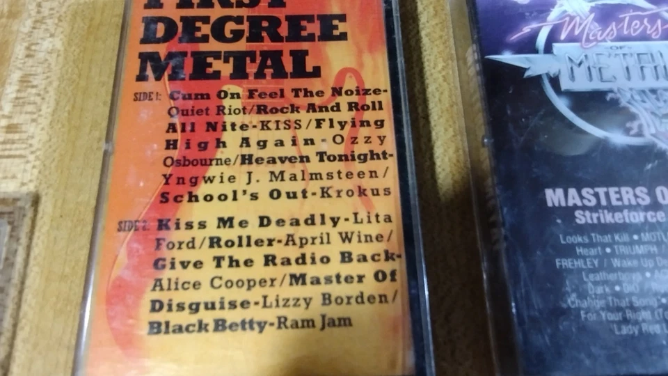 (7) Assorted Metal Bands Lot,cassettes,megadeth,slayer,anthrax,nuclear assault! - Image 3 of 4