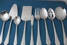 9pc Serving Tablespoon Pierced Casserole Wallace CASINO 18/10 China LIGHT USE