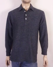 vintage 50s MINTY Finchley Spinnaker Wool & Kid Mohair Sweater Polo Collar M