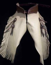 Custom Made Leather Kid's Chinks/Buckskin Kid's Chaps/Made in USA
