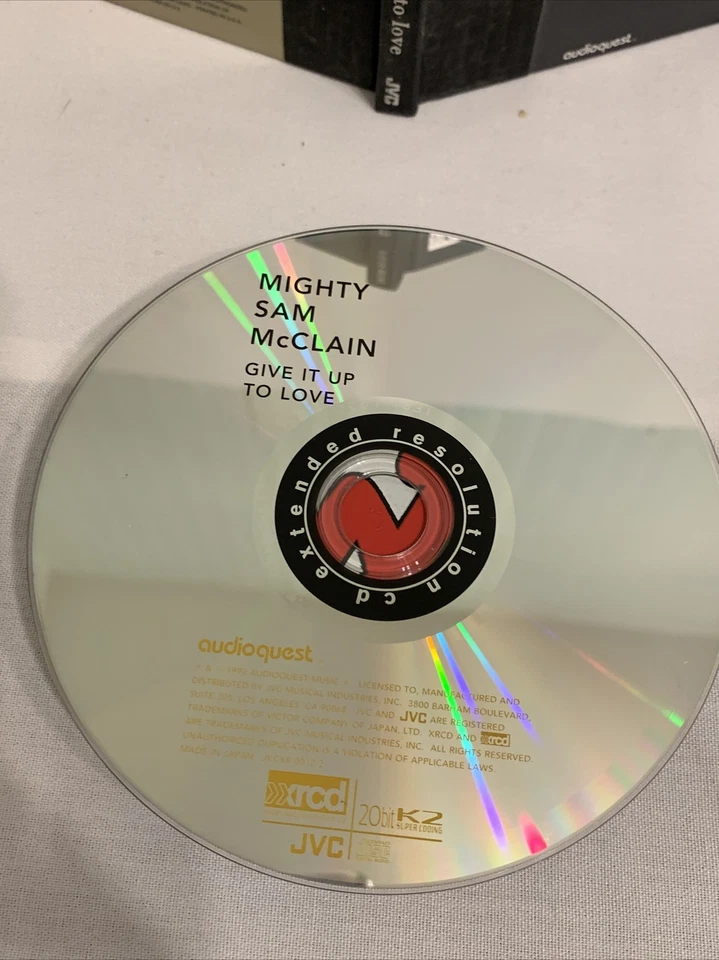 Mighty Sam McClain Give It Up To Love CD 1999 JVC XRCD Audiophile Audioquest CD1 - Image 2 of 4