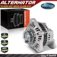 Alternador para Nissan Quest Mercury Villager 1999-2002 125A CW polea de 5 ranuras
