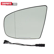 Left Side Rearview Mirror Glass Heated For 2007-2014 BMW E70 E71 E72 51167174981