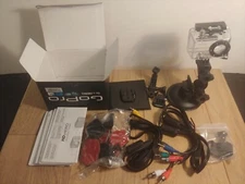 GoPro Hero HD original Motorsports accessory kit and camera case *new*
