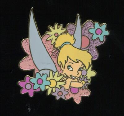 DLP DLRP Paris Tinker Bell in Flowers Disney Pin 29122