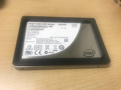 Intel 320 Series 300GB Internal SATA 2.5'' SSDSA2CW300G3 SSD 3Gbps | Free Ship